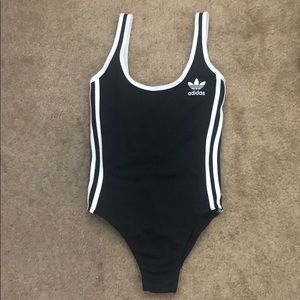 Black Adidas bodysuit